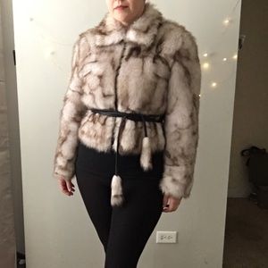 Newport News Vintage Faux Fur Coat